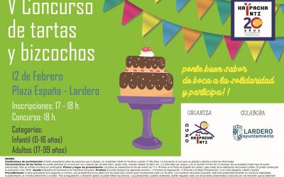 V Concurso de tartas y bizcochos de Kaipacha Inti para el Jueves Lardero 2026